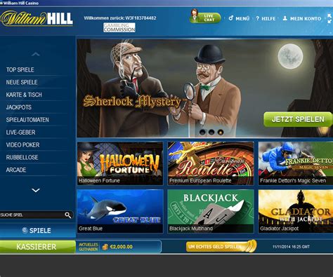 William Hill Casino Test 2024 : 300 € Bonus und 570 Spiele.